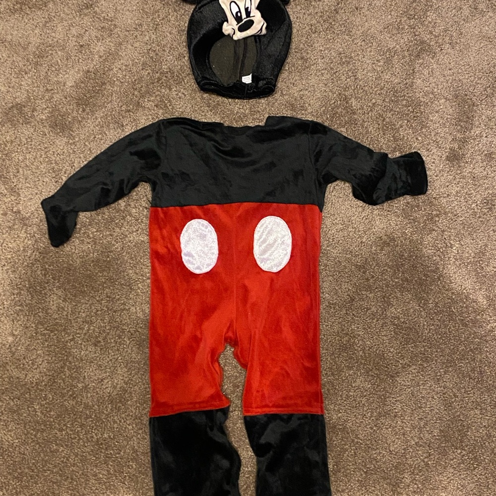 Kids Mickey Mouse Costume - Red and Black